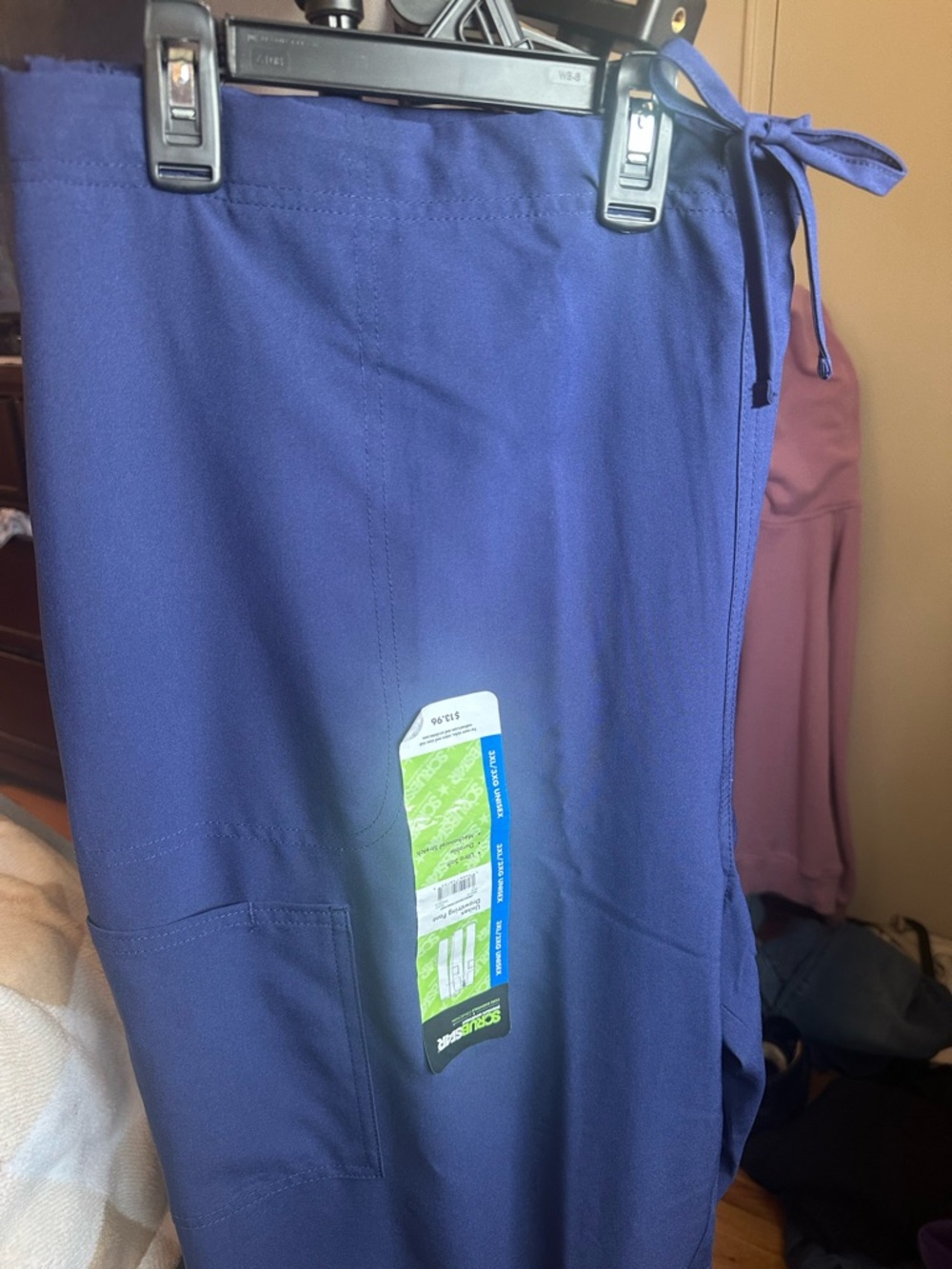 Scrub Star Draw String Pants Size 3 XL New Indigo Blue Unisex
